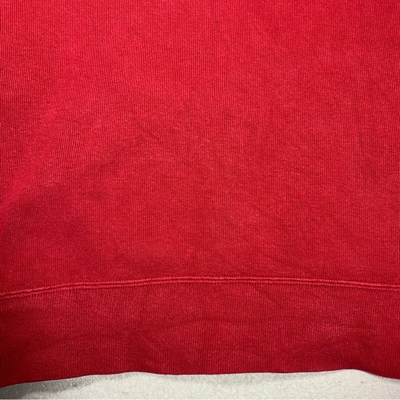 Vintage Polo Ralph Lauren Jacket Mens 2XL Full Zip Sweatshirt Red Classic Logo - Picture 14 of 15